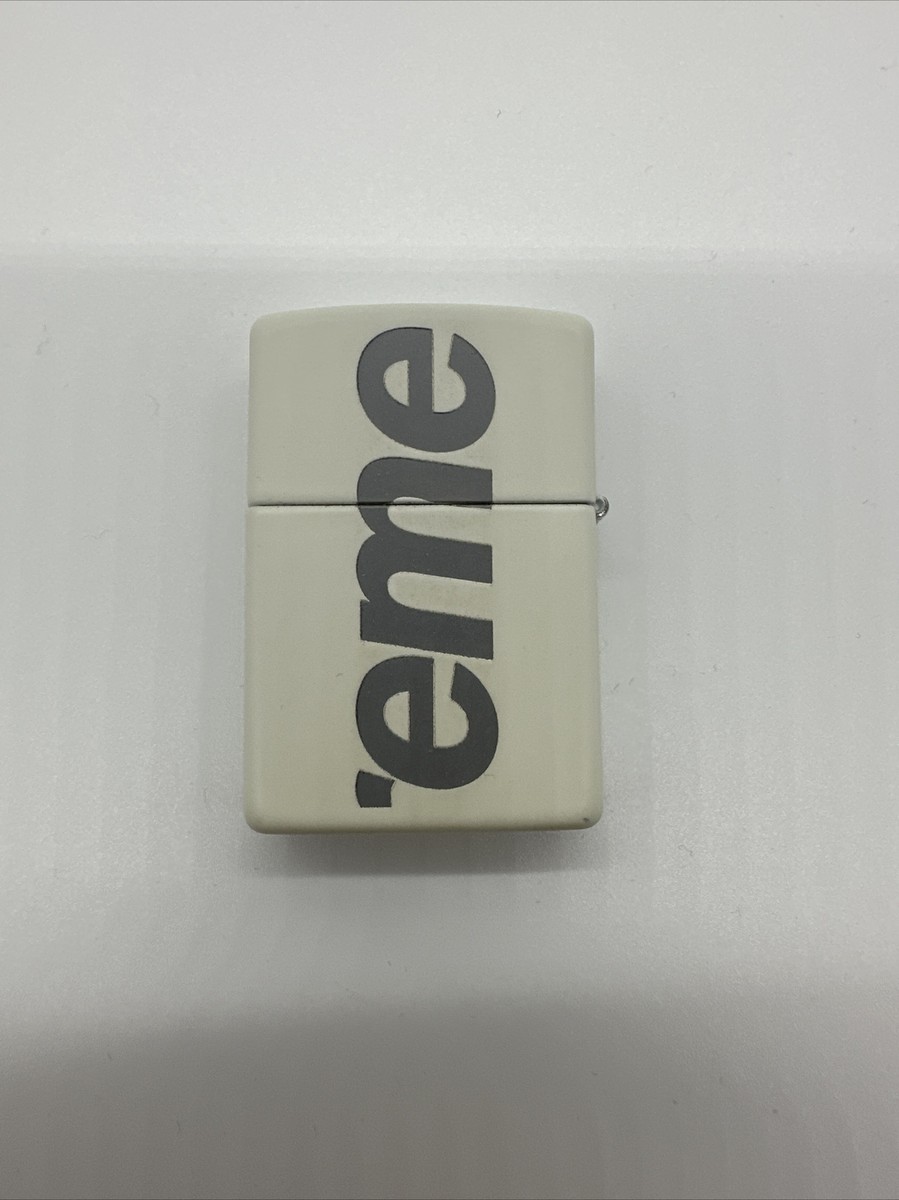 Supreme Glow in the Dark Large Box Logo Metal Zippo Lighter SS20
