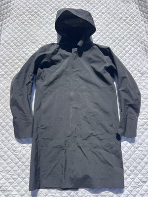 Arc'teryx Veilance Partition AR Men's Black Long Tech Trench Coat