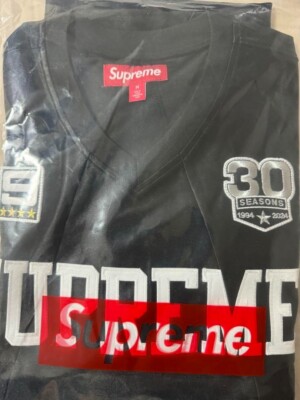 Supreme Star Football Jersey T-shirt short sleeve color Black size