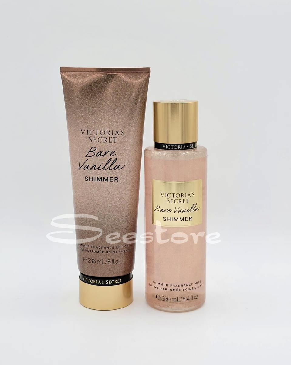 Victoria's Secret Bare Vanilla Shimmer Body Mist Spray & Body