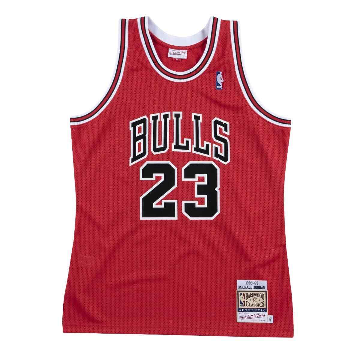 Chicago Bulls Michael Jordan Mitchell & Ness Red Road 1988/89