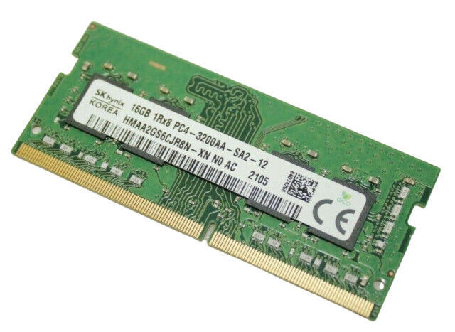 SK hynix 16GB PC4-25600 DDR4-3200 Memory - HMAA2GS6CJR8N-XN for