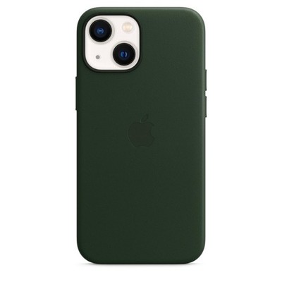 Genuine Apple Official Leather Case For iPhone 13 Mini | Sequoia