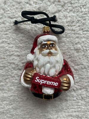 Supreme Santa Red Christmas Ornament FW18 - 100 % Authentic | eBay