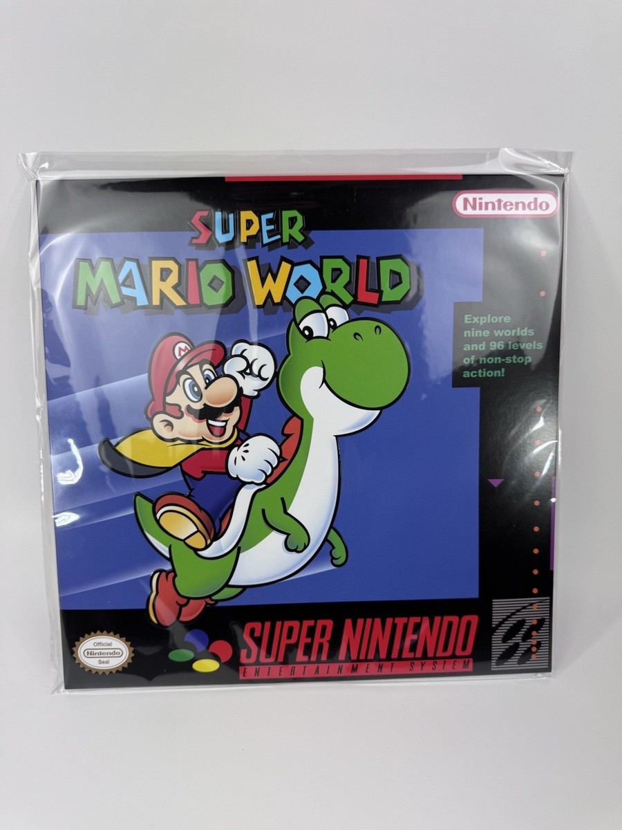 Super Mario World Vinyl LP Record Nintendo SNES Famicom OST VGM