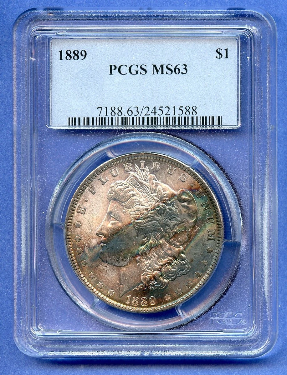 MS 63 Graded 1889 Year Morgan US Dollars (1878-1921) for sale | eBay