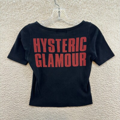 Vintage Hysteric Glamour Top Shirt XS S Small Y2K Graphic Rockstar