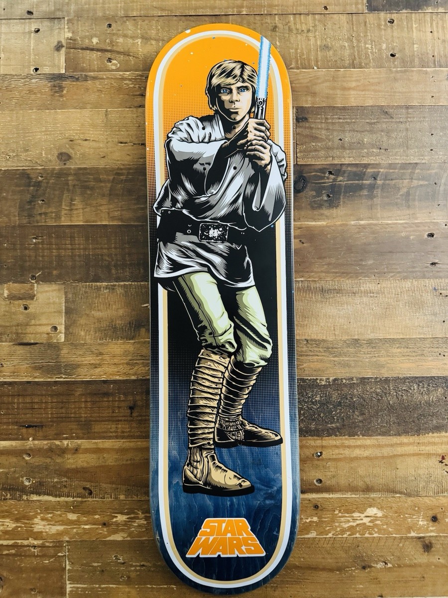 Rare Santa Cruz X STAR Wars Luke Skywalker Skateboard Deck | eBay