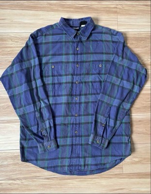90s Patagonia Flannel Shirt M Made in Portugal No Snow Tag Vintage