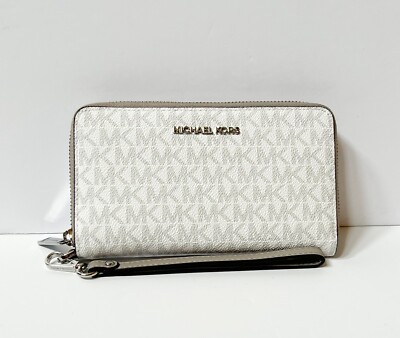 Michael Kors Jet Set Travel MF Phone Case Wallet Wristlet MK