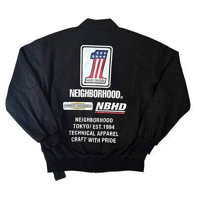 Neighborhood x Harley Davidson Men's Size XL Racing Bones Jacket