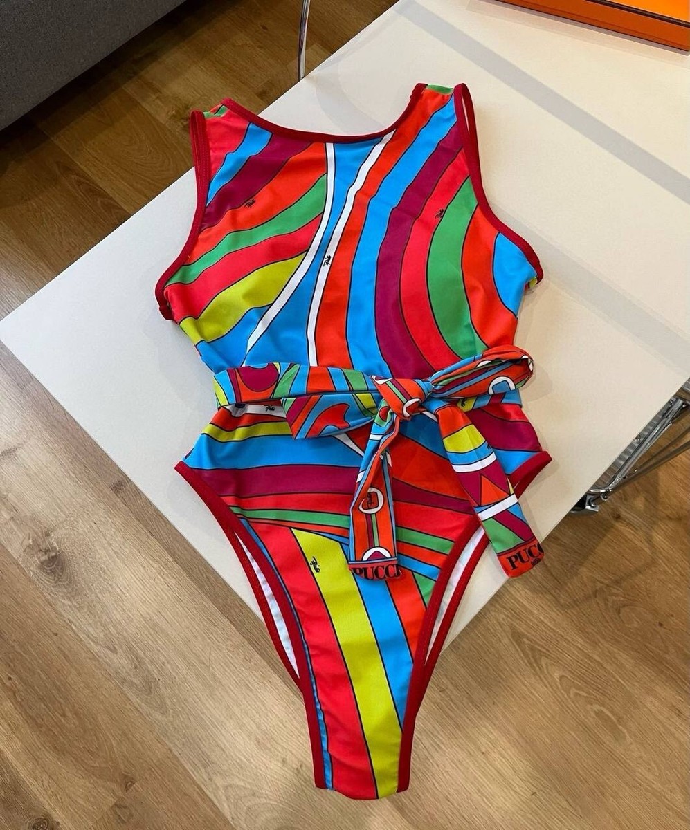 Emilio Pucci Bikini Set - Luxury Italian Swimwear - Colorful Two