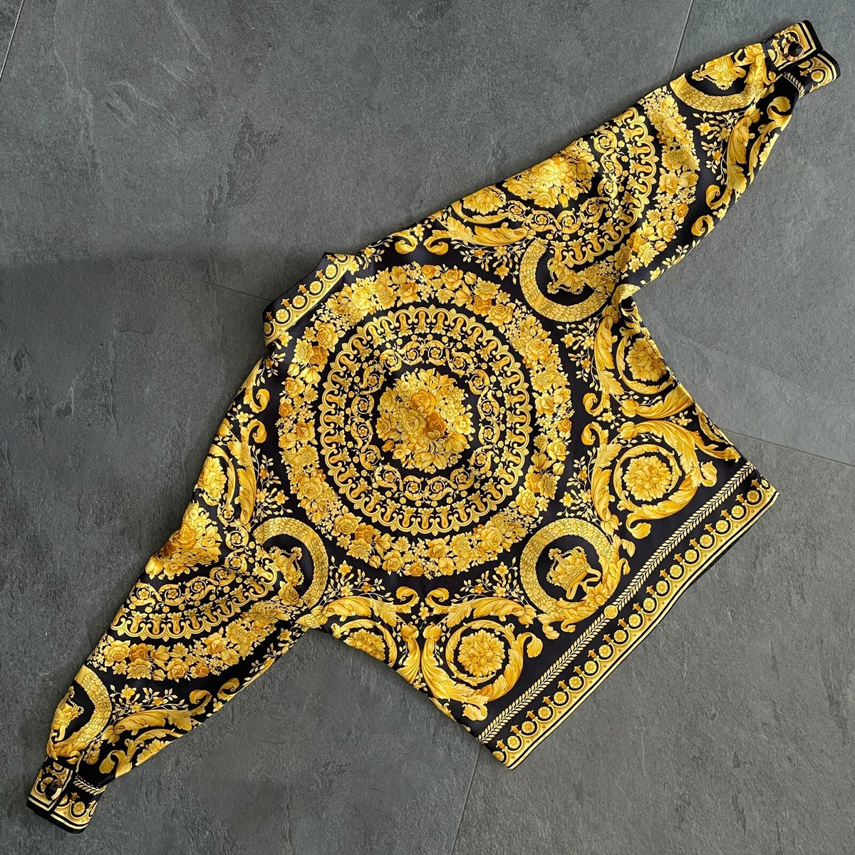 GIANNI VERSACE women's silk shirt Barocco print size IT 44 from F