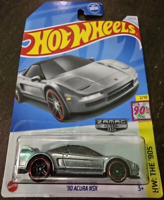 Hot Wheels 2024 '90 Acura NSX ZAMAC HW: The 90's #2/10 (Lot of 1