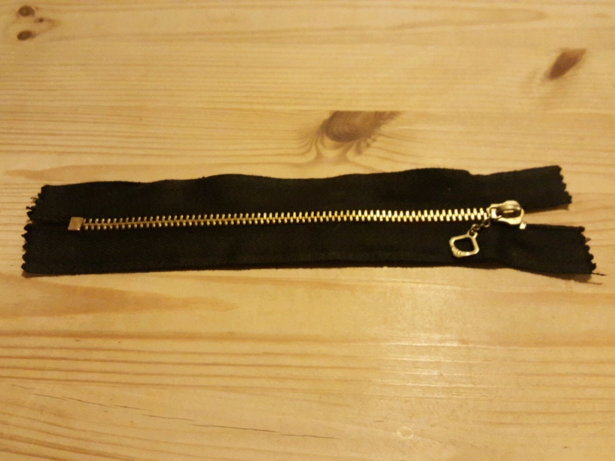 1 × 7'' inch Talon vintage style(Repro) brass diamon Zip-Zipper | eBay