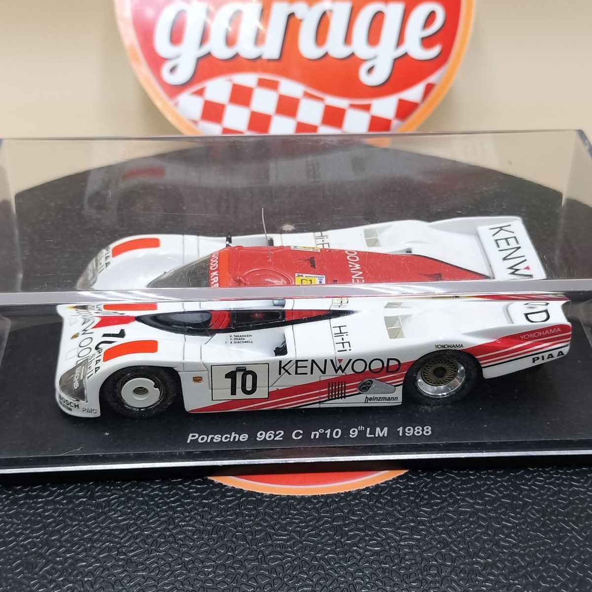 SPARK 1/43 Porsche 962 C #10 9th LM 1988 962C KENWOOD Le Mans