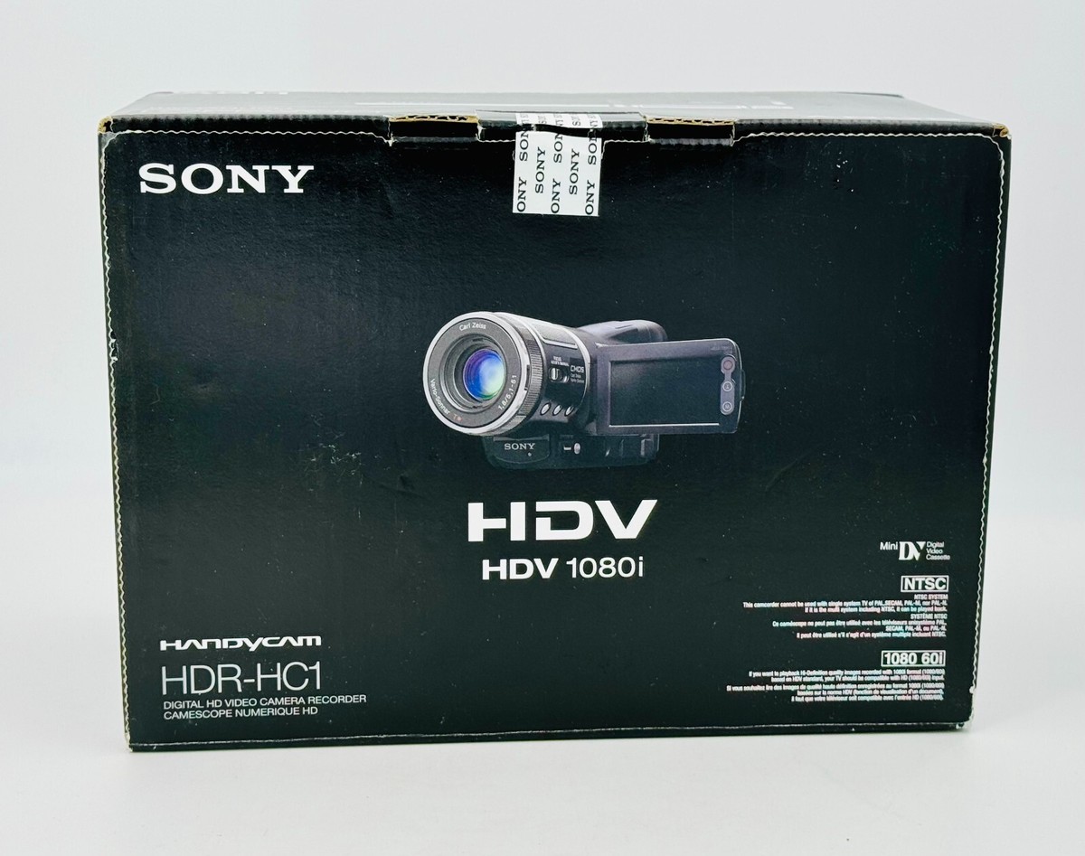 Sony HDR-HC1 HDV 1080i/MiniDV Camcorder HD 27242681330| eBay