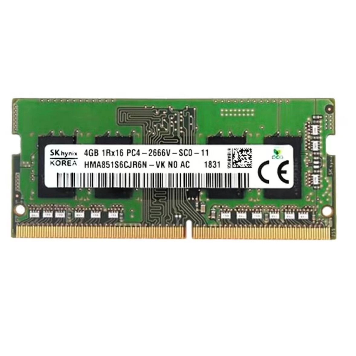Hynix 4GB DDR4 PC4-21300 DDR4-2666MHz Laptop SODIMM Memory Ram