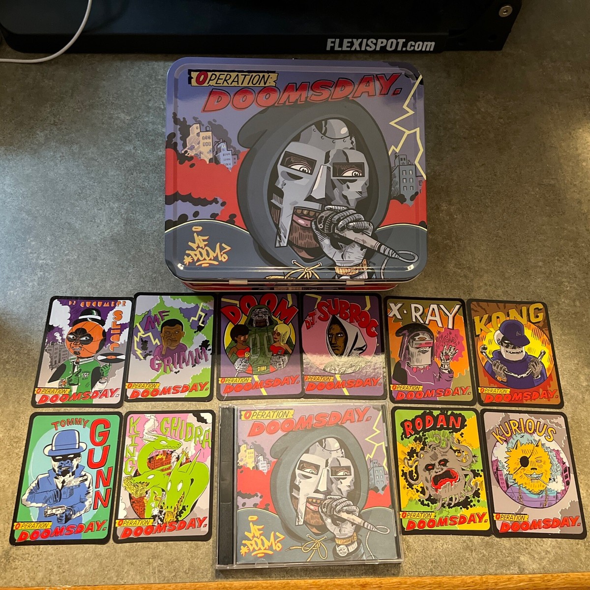MF DOOM Operation Doomsday Lunchbox Edition RARE CD & Cards - NM+