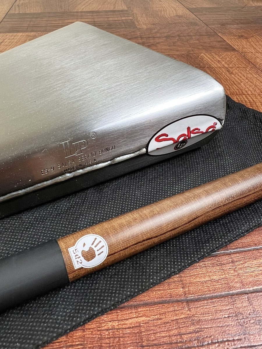 LP Salsa Sergio Bongo Cowbell ES-9 With Synthetic Stick And Bag