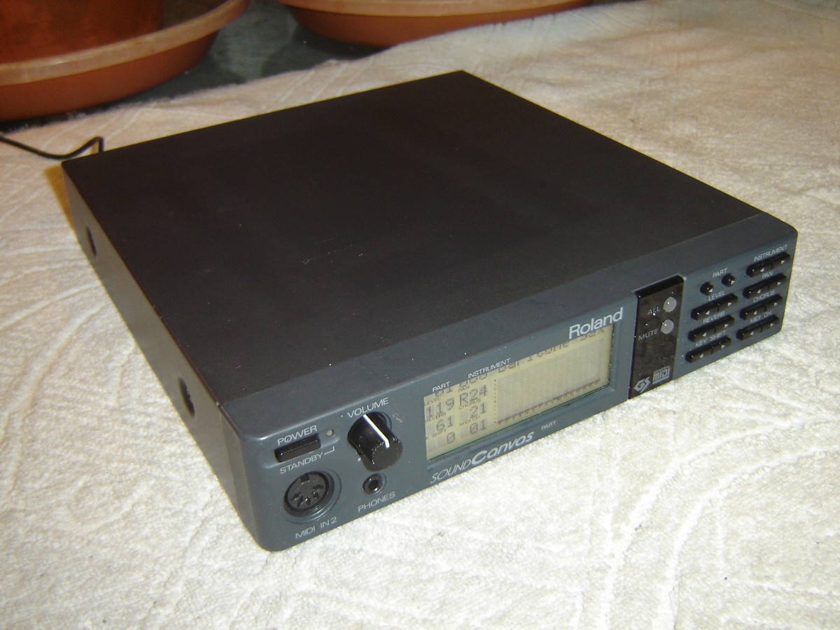 Roland SC-55, Sound Canvas, Midi Sound Generator, Sound Module