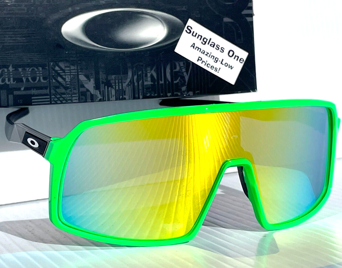NEW Oakley SUTRO 80s Green w POLARIZED Galaxy Gold Lens Sunglass