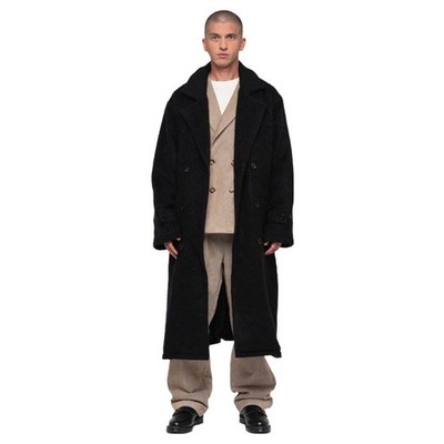 Stussy Men L 2023Aw Mohair Trench Coat Limited Edition Popular