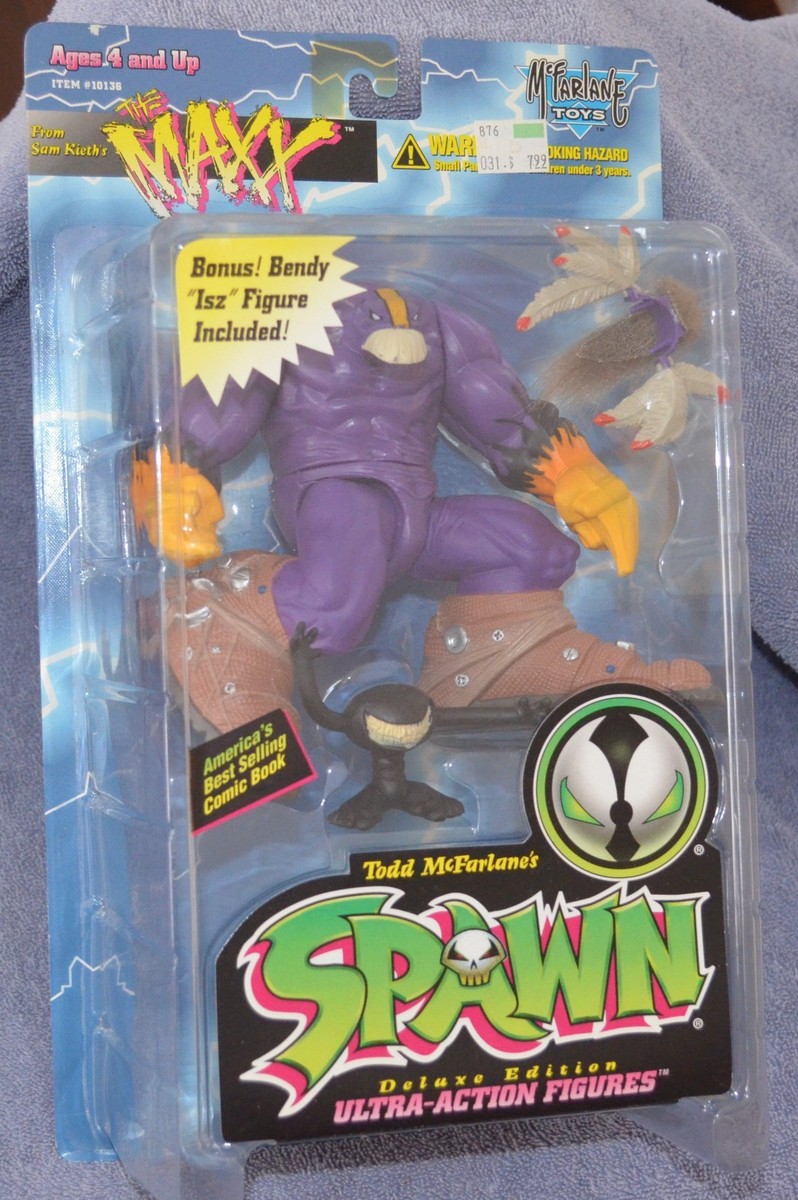 Spawn the Maxx Deluxe Ultra-Action Figure & Isz McFarlane 1996 +