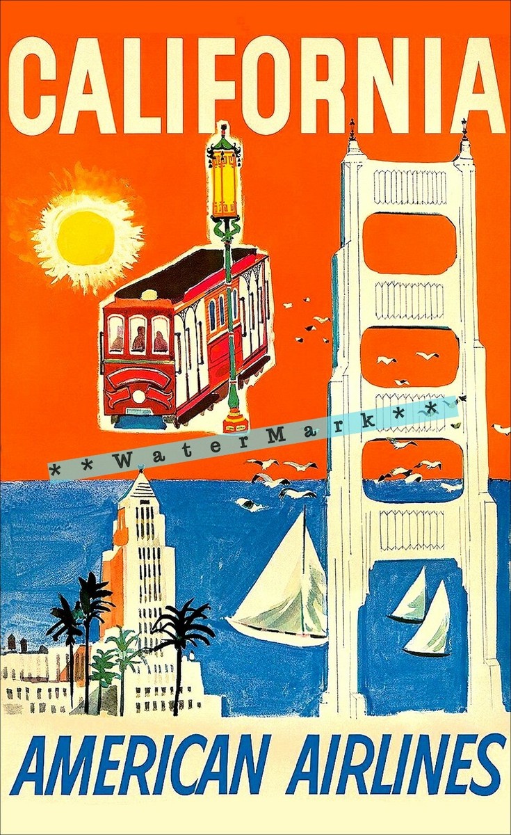 USA広告入ハンガー5本☆vintage／アメリカ／California USA広告入