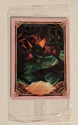 Hazbin Hotel Trading Cards - Demon Alastor Cracked Ice Promo Card
