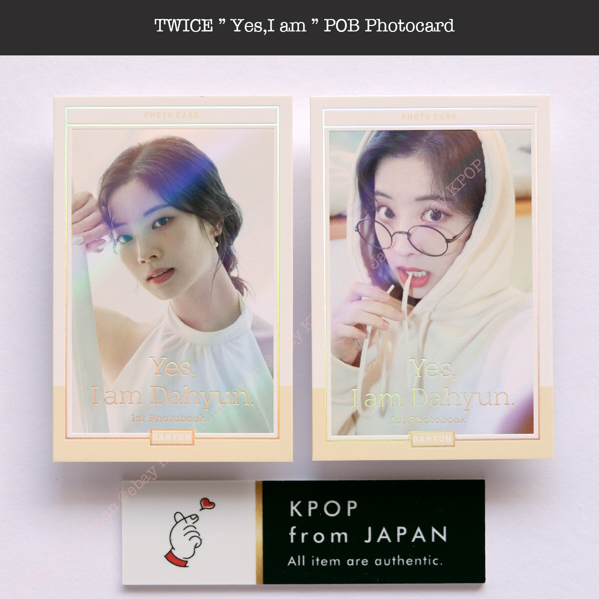 TWICE Yes I am Photocard Mina Sana Dahyun Jihyo Tzuyu Chaeyoung | eBay