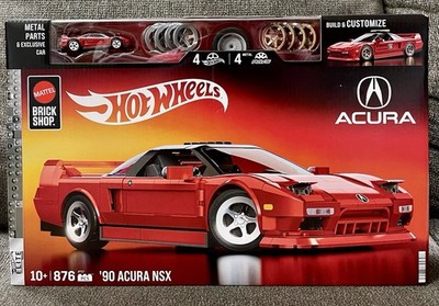 Mattel Brick Shop Hot Wheels Elite Series '90 Acura NSX Building