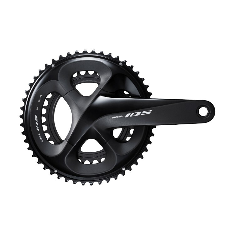 SHIMANO 105 FC-R7000 Crankset 50 / 34T (2x11S) 160mm Black Road