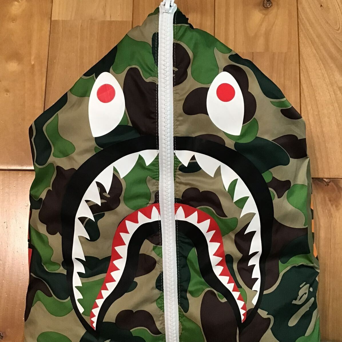 BAPE × Adidas Shark full zip hoodie Puffer Down Jacket A Bathing