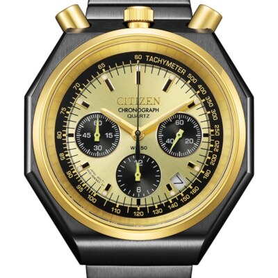 CITIZEN Record Label x TiCTAC 40th Anniversary Tsuno Chrono AN3704