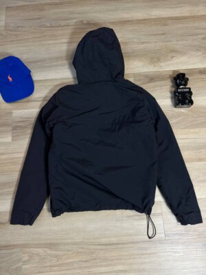 Carhartt WIP Nimbus Pullover winter navy hooded jacket fleece