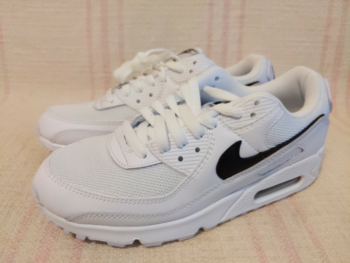 Nike Air Max 90 White Black AM90 CQ2560 101 Women's Shoe Size 9