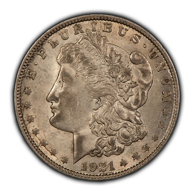 1921 $1 Morgan Silver Dollar - Mint Error Die Cracks - SKU-Z5446