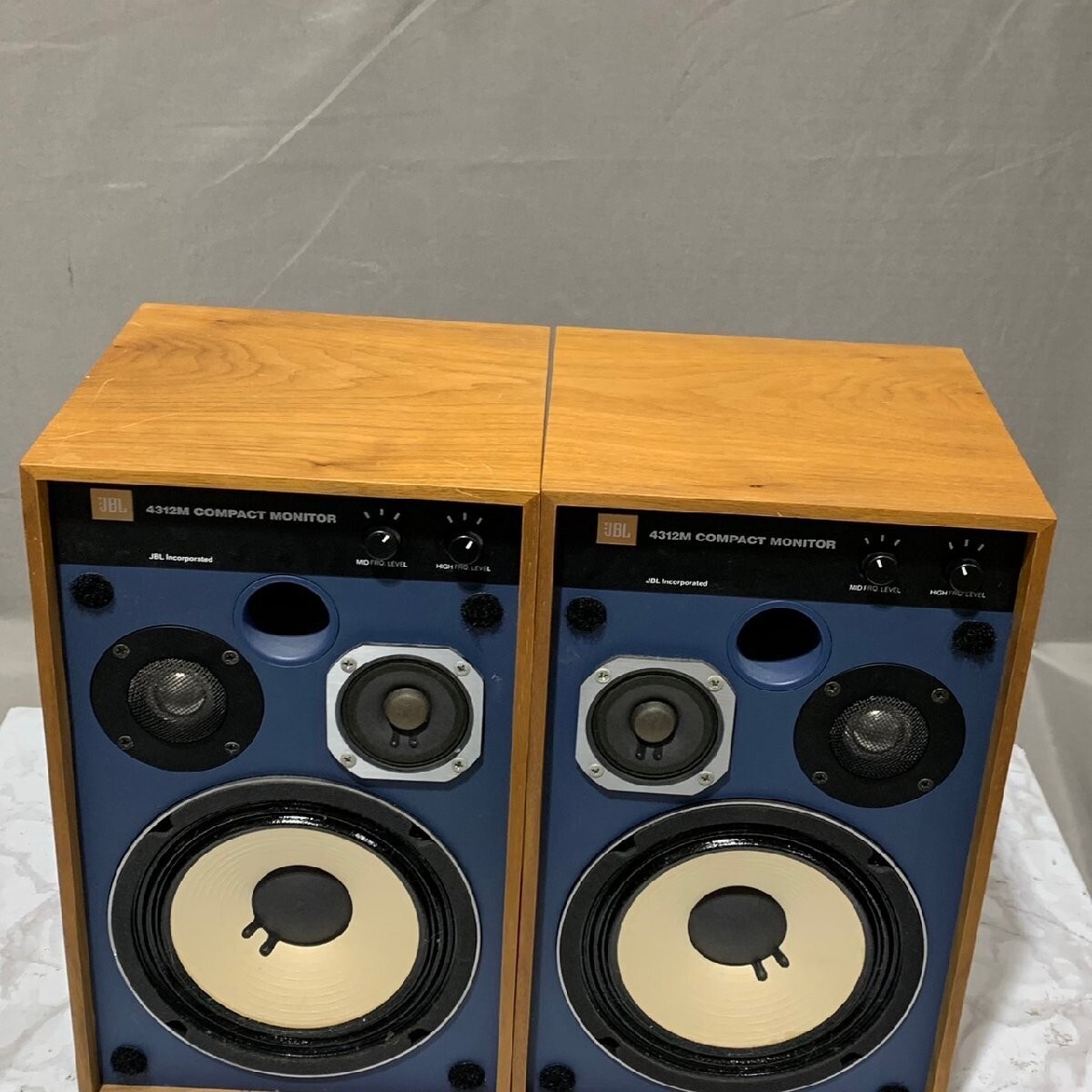 JBL 4312M Compact 3 Way LoudSpeaker Speaker Set Blue Line Harman