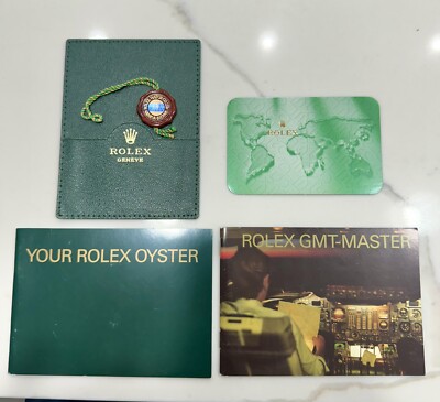 OEM Vintage 2004 Rolex GMT Master II Booklet SET 16713 16718 16710