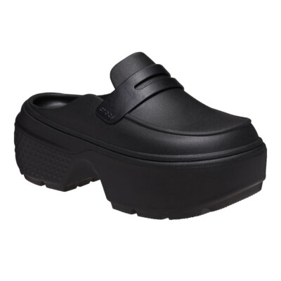 New Womens CROCS STOMP LOAFER 209937-060 BLACK US W 5-9 TAKSE | eBay
