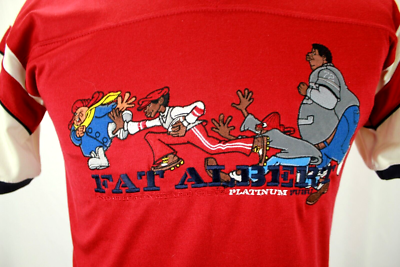 RARE! FUBU PLATINUM FAT ALBERT AND THE JUNKYARD GANG 72 YOUTH