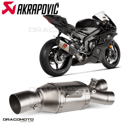 YAMAHA YZF-R6 2008-2022 link pipe AKRAPOVIC Titanium RC L-Y6SO4/TD