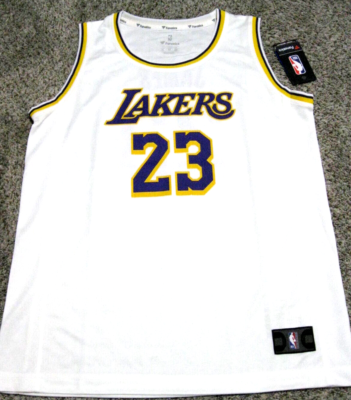 Lebron James Los Angeles Lakers Youth XL White Fanatics Replica