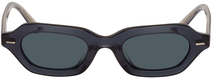 The Row x Oliver Peoples LA CC Navy Sunglasses | eBay