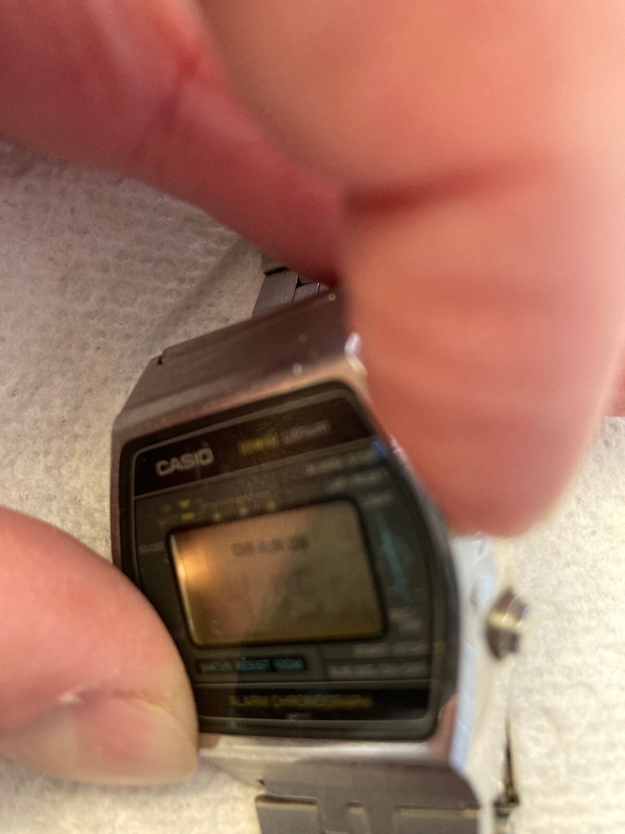 RARE Vintage Original 1980's CASIO W-250 MARLIN Digital Alarm