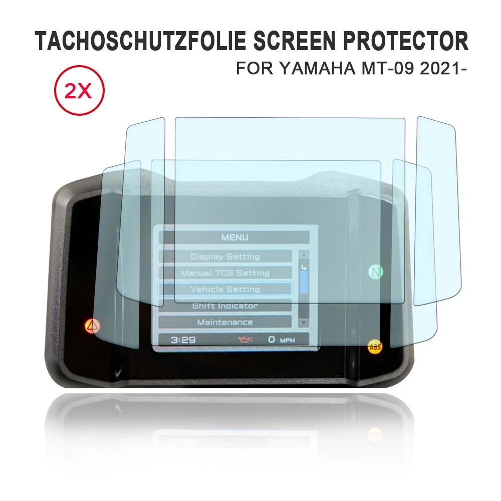 For YAMAHA MT-09 FZ-09 2021 Ultra Clear Instrument Panel Screen