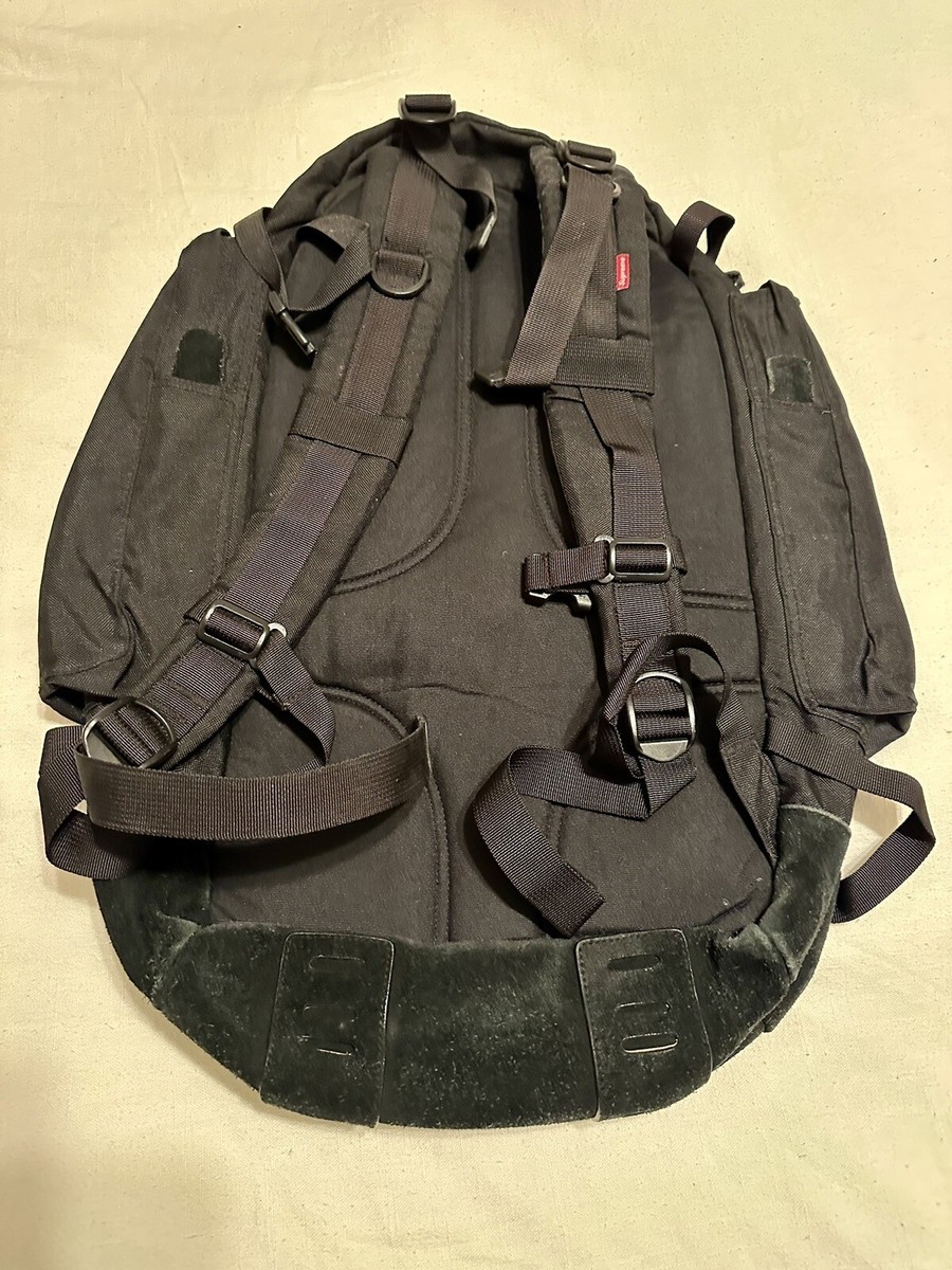 SUPREME 20th SS06 Black Canvas Backpack Box Logo Vintage | eBay