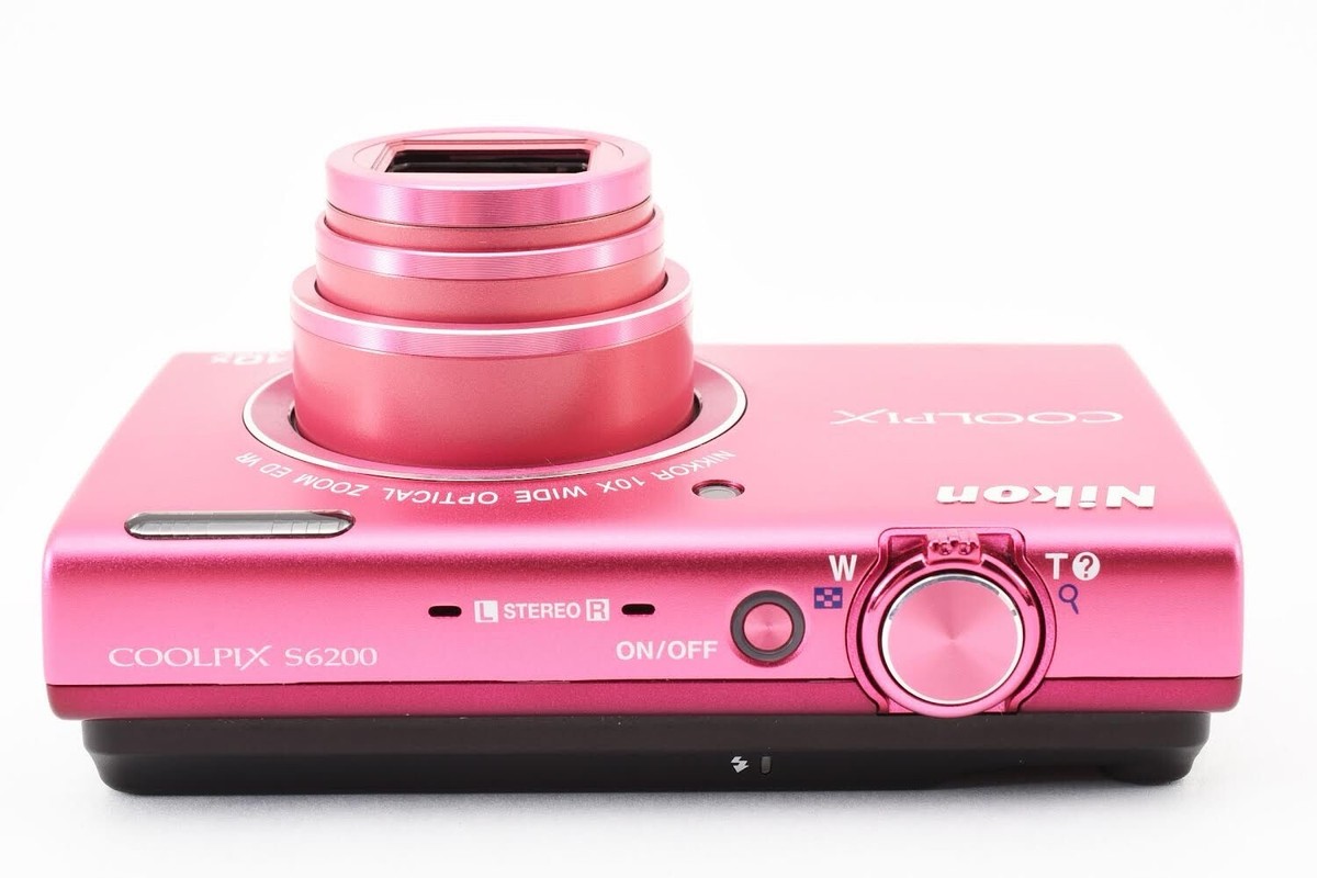 Nikon COOLPIX S6200 Pink Superb | eBay