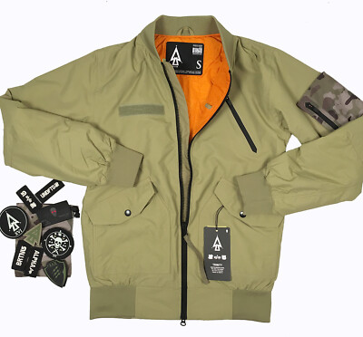 New UNDEFEATED Alpha Industries Burton MA-1 Flight Bomber Jacket